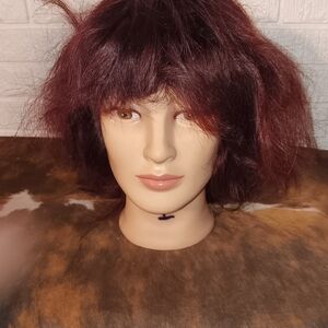 Women's Burgundy Hair Wig
